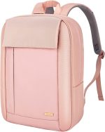Voova Travel Laptop Backpack for Men Women, Slim Lightweight Backpack School Bookbag with Laptop Compartment for Work Business and College, Waterproof Computer Bag Fits 14-15.6 Inch Notebook, Black